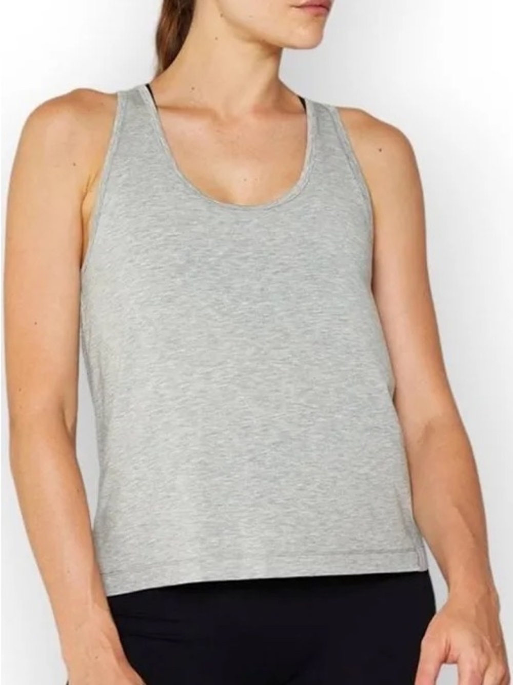 Fourlaps Surge Grey Tank with Mesh Panel Back